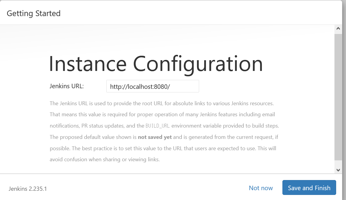 Instance Configuration